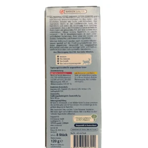 بستنی گربه وینستون با طعم مرغ و ماهی با بیوتین، بسته ۸ عددی، مناسب برای گربه‌های بالغ و بد اشتها