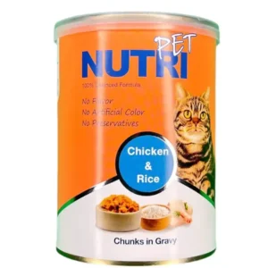 کنسرو گربه نوتری پت با طعم مرغ و برنج - 425 گرمی
