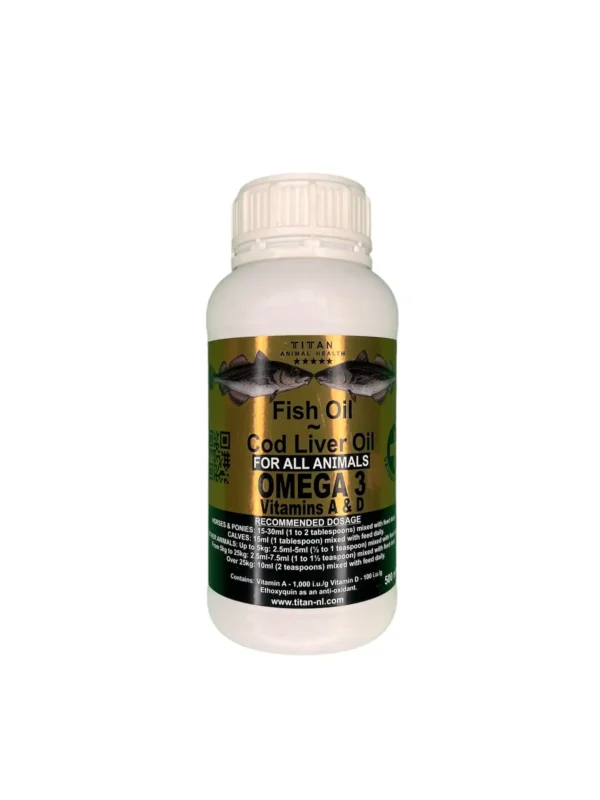 روغن ماهی امگا مناسب سگ و گربه - 500 میلی لیتر